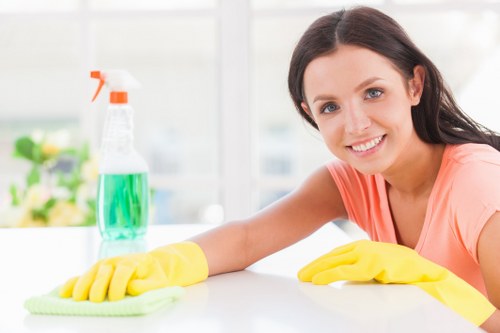 Professional upholstery cleaning in a Petts Wood living room