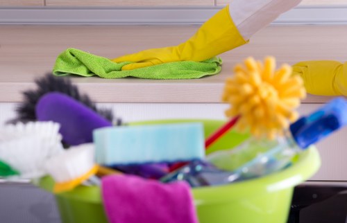 Carpet cleaning equipment and freshly cleaned flooring service image